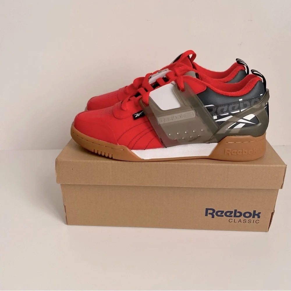 NWOT Reebok Workout‎ Plus ATI Radiant Red Sneakers US Size 7/EUR 39 Unisex